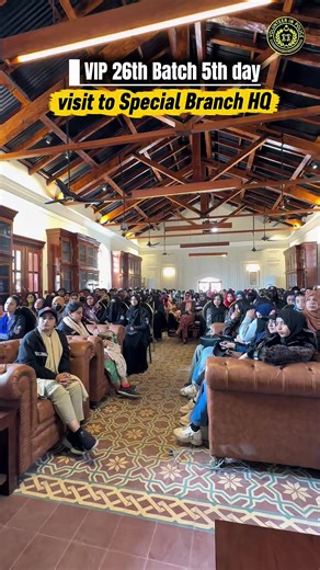 “A day of insight, intelligence, and inspiration! 🚨 On 5th day of Volunteer in Police 26th Batch had an exclusive visit to the Special Branch, where volunteers were thoroughly briefed on VVIP security protocols, strategic surveillance methods, and the critical role of intelligence in safeguarding sensitive movements and high-profile personalities. From understanding real-time monitoring to learning how multiple tasks are discreetly coordinated, this visit offered a rare behind-the-scenes look i