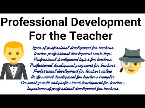 Professional Development for Teachers
