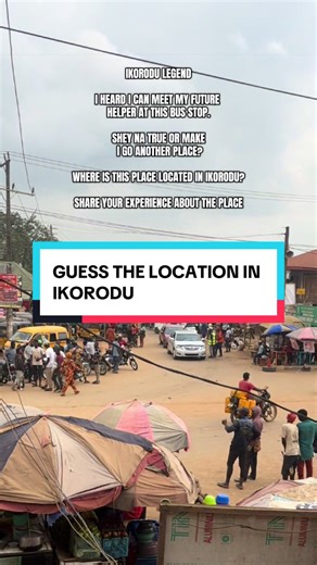 Where in Ikorodu be this? If you sabi this bus stop, drop the name. no Google o Real Ikorodu legends only! #guessthelocation #ikorodu #ikorodulegend #lagosmainland #streetvibes