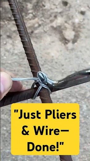 Rebar Tying Trick – Fast & Secure Way to Reinforce Steel Joints