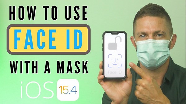 How to Use Face ID with a Mask on iPhone | New Feature | iOS 15.4 (No Apple Watch Needed!)