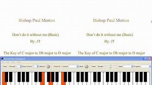 Don't do it without Me (Tutorial Paul Morton Very Basic) Chords - ChordU