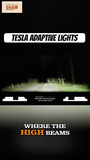 Tesla Improving Adaptive Headlights Soon #Tesla #EVTech