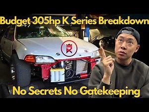 305HP on a Budget! Full Breakdown of My K20/K24 Street Build