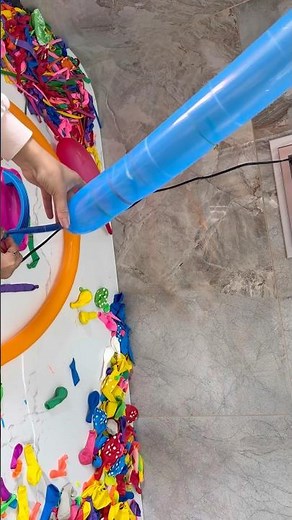 Colorful Shape Balloons Inflating | Electric Balloon Machine #satisfyingvideo
