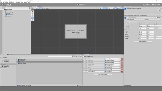 【unity】UI 助手_UI Assistant