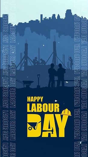 Happy Labour Day | Labor Day Motion Design Animation | #labourday #labourdaystatus