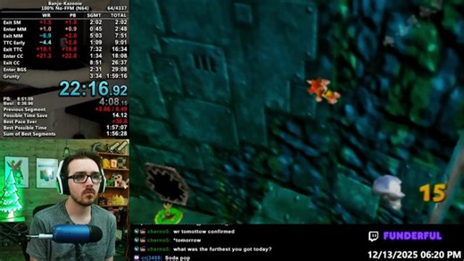 World Record Attempts | Day 143 of Banjo-Kazooie 100% No FFM Speedruns (N64) | PB of 1:59:16