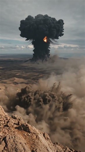 Shockwave hits the camera! The most realistic Nuclear Explosion simulation in the Persian Gulf