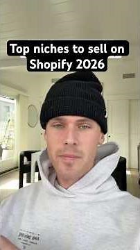 Top niches to sell on Shopify for 2026 #shopify #dropshipping #winningproducts