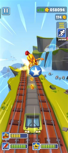 Wait for end 😱 Nikos🐰 SUBWAY SURFERS World tour Easter ireland 645 shorts #shortsfeed #subwaysurfers