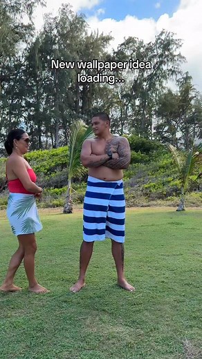 New wallpaper idea or just a fun challenge to see how strong your man really is💪🏼😜 #couplestrend #couplesofinstagram #marriedlife | Ku'ulika Tavares