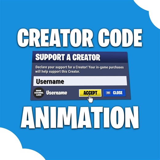 Customized Creator Code | Twitch, Youtube, Tiktok Stream Overlay | Personalized Animation - Etsy