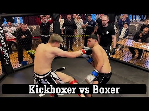 What Happens if you Kick a BOXER but Boxer outboxes you - Kickboxer vs Boxer