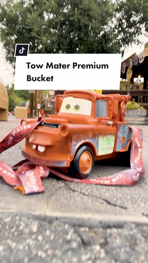 Disney Cars Tow Mater Premium Bucket - Fun Disney Park Popcorn Bucket