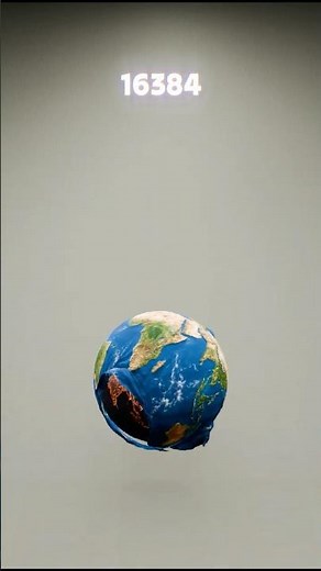 Satisfying World Map Drop Animation