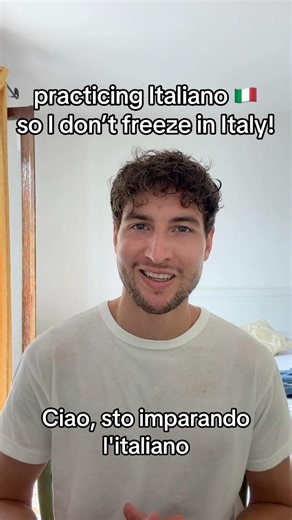 Search “Lua Cafe” to practice for real 🫶🏽#italian #learnitalian #languagelearning