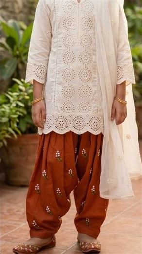 new design for farshi shalwar ✨ #embroidery #summer #farshishalwar #dressdesignsbysayeeda #latest
