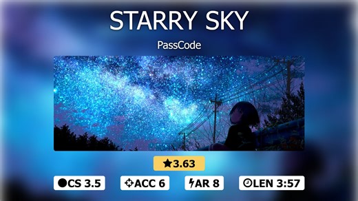 【osu】PassCode - STARRY SKY 3.63 - 100%