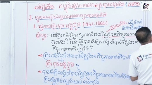 តើព្រះរាជាខ្មែរអង្គណាដែលស្វែងរកកិច្ចការពារពីបារាំង? ហេតុអ្វីបានជាព្រះអង្គចាំបាច់ស្វែងរកកិច្ចការពារពីបារាំង? | E-School Cambodia