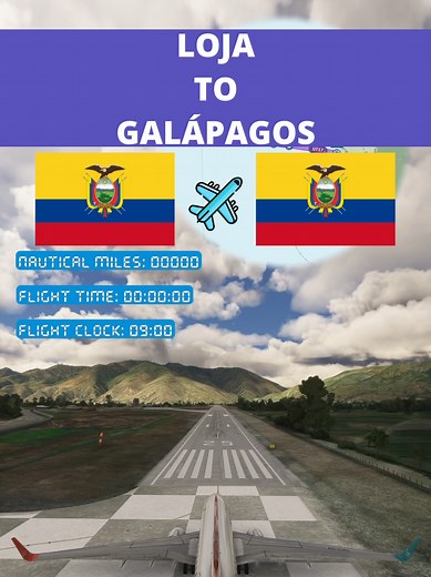 Equair flight from Loja to Galápagos #aviation #aviationlovers #plane #planes #planespotting