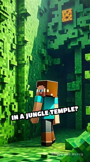 #minecraft #minecraftshorts Minecraft Jungle Temple Secrets: Hidden Codes REVEALED! 🤯🔍