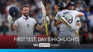 England vs India: First Test, Day Five afternoon highlights