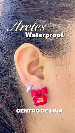 Aretes Waterproof que te encantarán — catálogo y envíos Perú