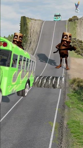 ‎ OMG! Bus Challenge: Can it Survive the Bump? 😱