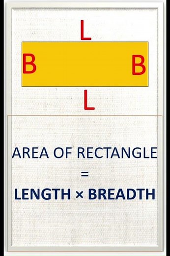 AREA Formula Explained in 1 Minute Square, Rectangle & Triangle | APTC Maths #shorts #shortsfeed