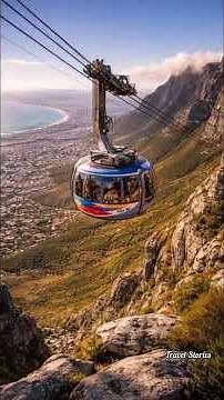 Table Mountain one of the world’s most iconic natural wonders 🌍 #TableMountain #SouthAfrica #Travel