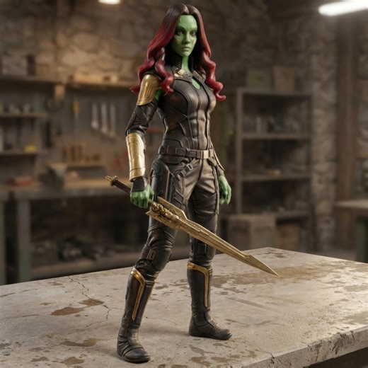 Alien Girl Figur STL für 3D Druck, Comic Book Superhero Statue STL Druckmodell - Etsy.de