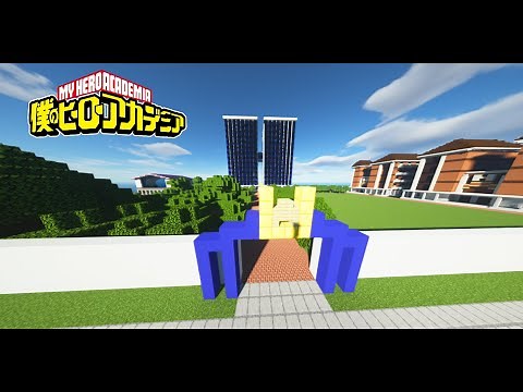 My Hero Academia UA High Recreated in Minecraft