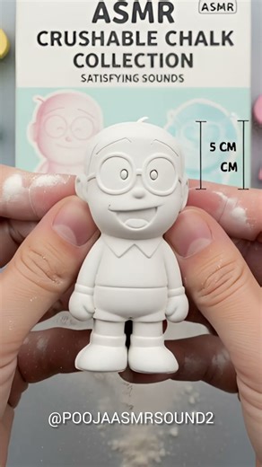 crush new shape chalk Nobita or Panda🐼 #odlysatisfying #satisfying