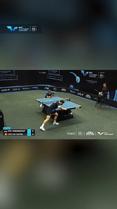 Wim Verdonschot catching his opponent off guard with this well timed block 😛 #WTTTunis #TableTennis | World Table Tennis
