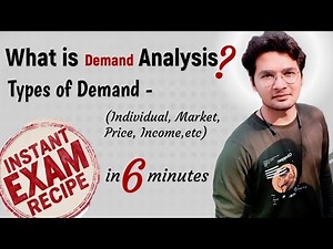 What is Demand Analysis - features, Types of Demand | example | Business Economics Unbeaten Learning