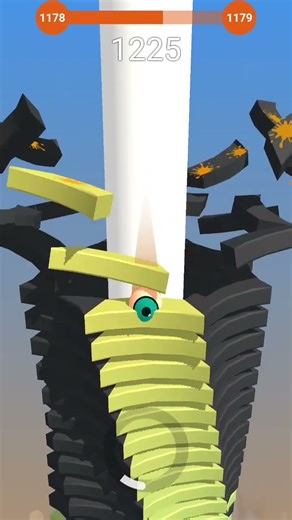 Stack Ball Gameplay Highest Score lvl1179