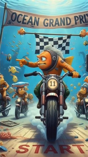 Balapan #shorts #shortvideo #fish #cartoon #funnyvideo #animation