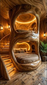 22K views · 579 reactions | This wood bunk bed looks incredible! 勞 | Creative Design Ideas | Facebook