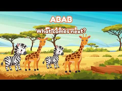 Safari Patterns Adventure – Learn Patterns with Animals for Kids!