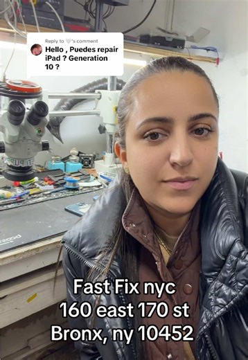 Replying to @🤍 todas las ipads la reparamos el mismo día.! Dependiendo el modelo y qué problema tenga varía el costo 🤗 #FastFixNYC #bronxny #BronxBusiness #phonestore