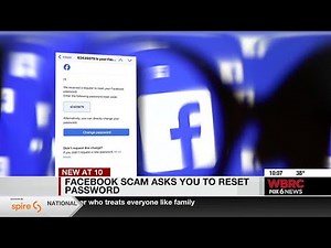 Facebook scam asks you to reset password