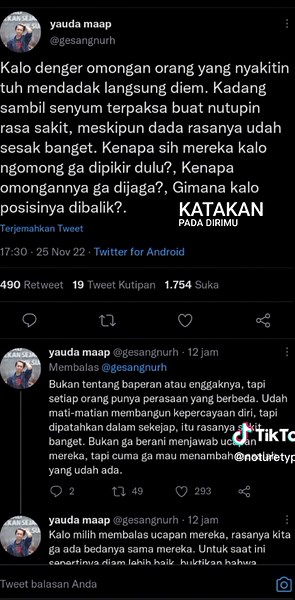 Menghadapi Kata-Kata Menyakitkan dengan Senyuman