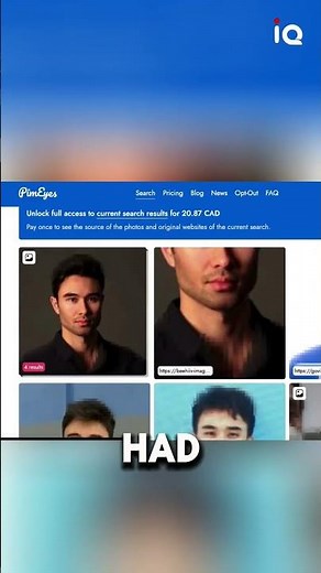 The Most Disturbing AI Website- Pimeyes |IQFactory