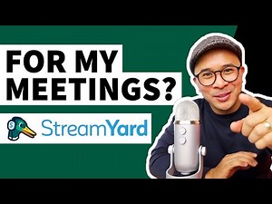 Can I use ‪@StreamYard‬ for MEETINGS? (to replace ZOOM?)