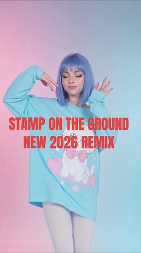 STAMP ON THE GROUND (REMIX) out on all platforms! 🎀💜 #remix #edm #happynightcore