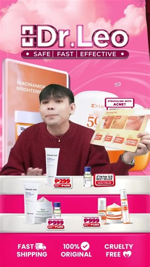 【TOP】Dr.Leo Salicylic Acid Purifying Facial Cleanser 80g | Facial Cleanser for Acne & Oil Control | Acne Face Wash for Oily & Bumpy Skin: Default