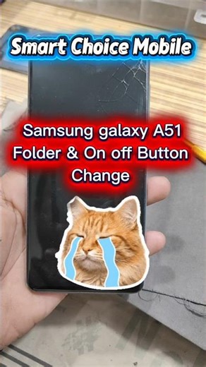 Samsung galaxy A51 folder change😭#tedrush #repairingshop #smartphone #shortvideo #repair