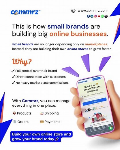 Build Your Online Store with Commrz 🌐🛒
