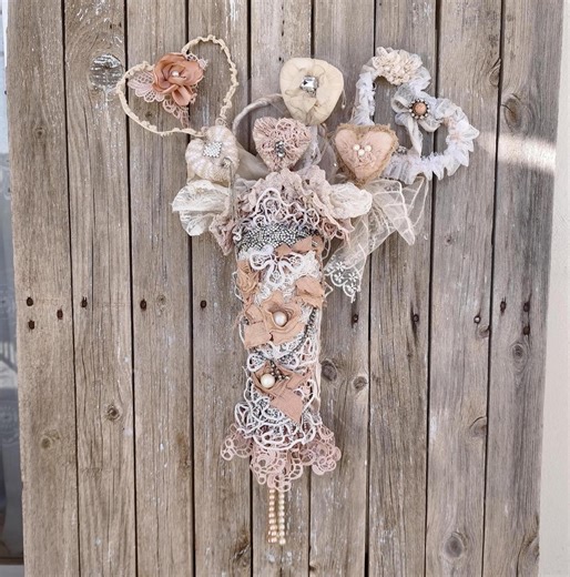 Victorian Tussie Mussie Cone With Vintage Lace & Heart Bouquet,handmade Romantic Textile Art, One of a Kind Valentine’s Mother’s Day Gift - Etsy Canada